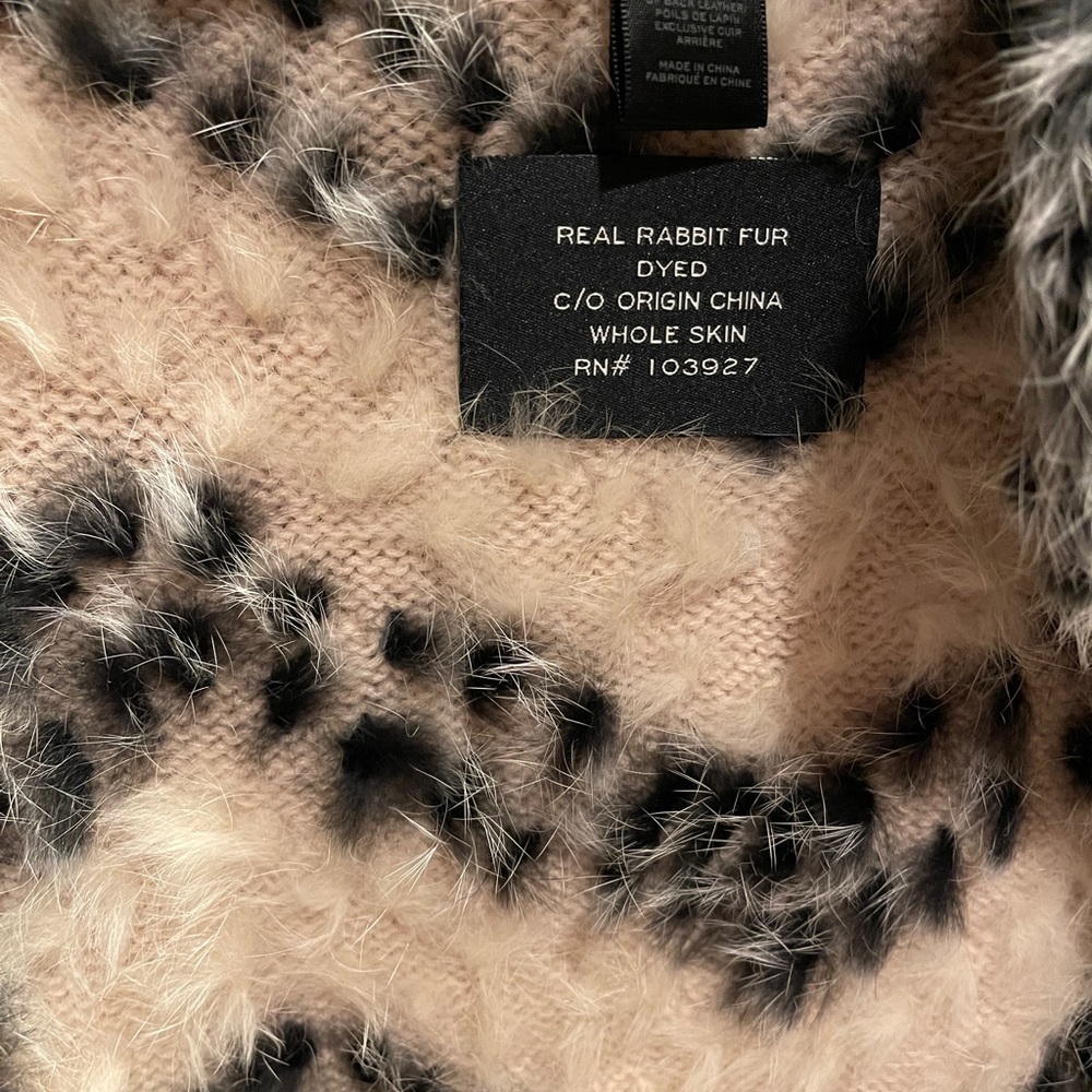 Marc Jacobs real rabbit fur vest - Picture 2 of 3